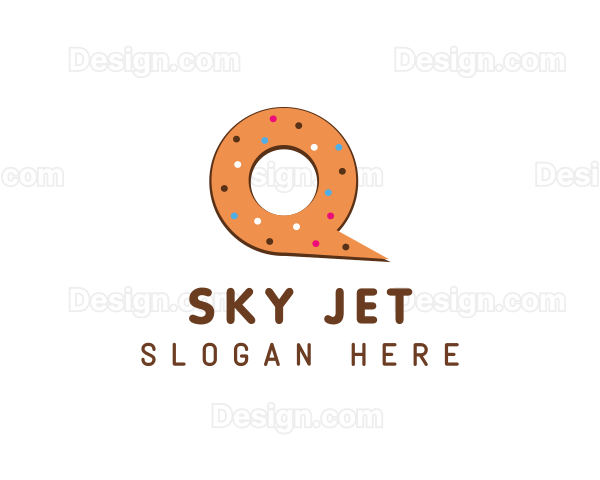 Donut Letter Q Logo