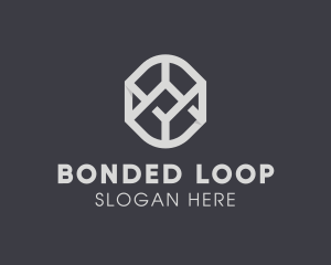 Geometric Grey Symbol logo