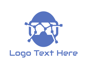VR Circuit Goggles logo design