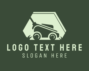 Grass Lawn Mower Mowing logo