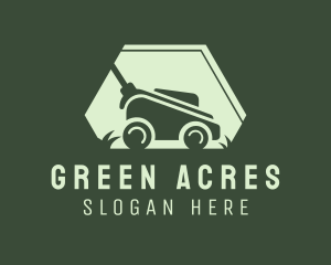 Grass Lawn Mower Mowing logo