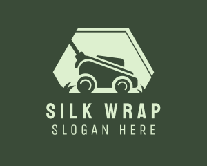 Grass Lawn Mower Mowing logo design