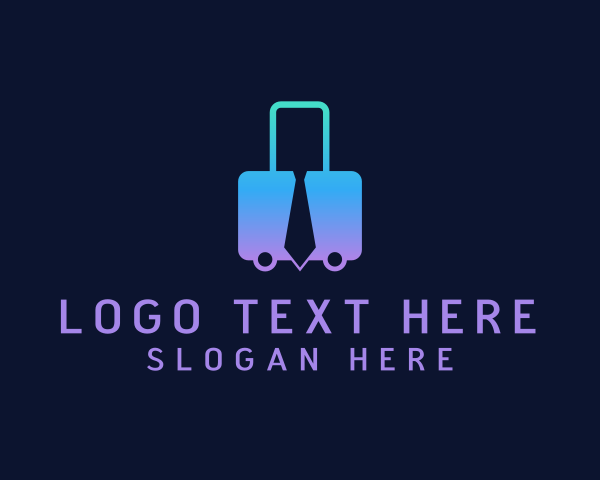 Suitcase logo example 3