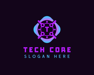 Cyber Technology Programming logo design