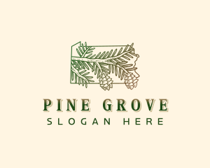 Pine Tree Pennsylvania logo design