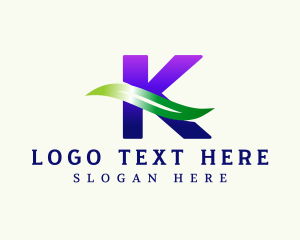 Business Company Letter K Logo