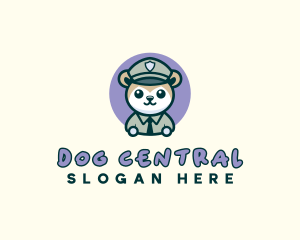 Dog Police Officer logo design