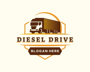 Truck Logistic Courier logo design