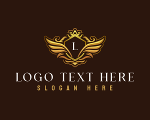 Luxury Shield Crown logo