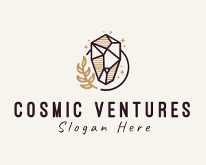 Cosmic Precious Stone logo design