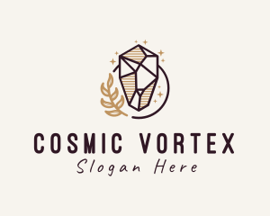 Cosmic Precious Stone logo design