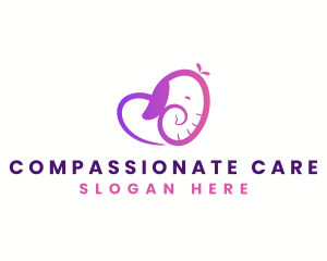 Elephant Heart Care logo design