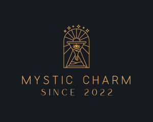 Mystic Hourglass Eye logo design