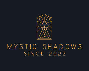 Mystic Hourglass Eye logo design