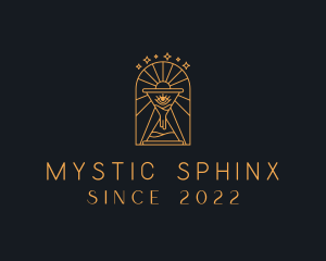 Mystic Hourglass Eye logo design