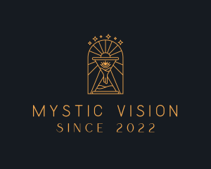 Mystic Hourglass Eye logo design