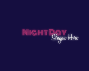 Neon Night Club logo design