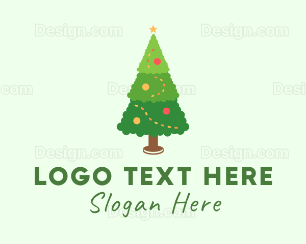 Christmas Tree Home Decoration Logo