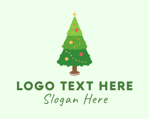 Christmas Tree Home Decoration Logo