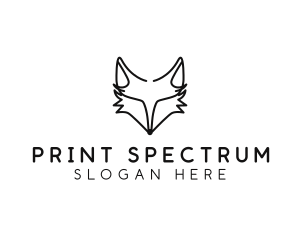 Wild Fox Animal logo design