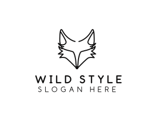 Wild Fox Animal logo design