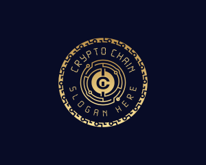 Digital Crypto Currency logo design