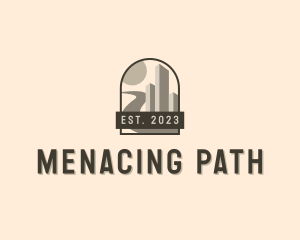 Pathway Building Road logo design