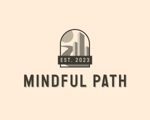 Pathway Building Road logo design