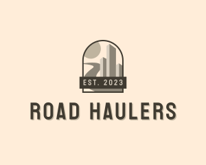 Pathway Building Road logo design