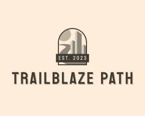 Pathway Building Road logo design