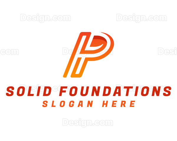 Generic Startup Letter P Logo