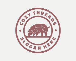 Pig Butcher Farm  logo design