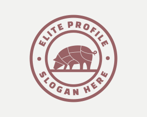 Pig Butcher Farm  logo design