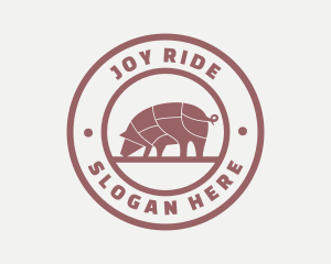 Pig Butcher Farm  logo design