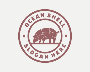 Pig Butcher Farm  logo design