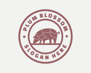 Pig Butcher Farm  logo design