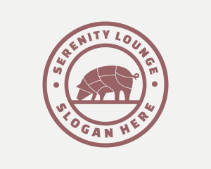 Pig Butcher Farm  logo design