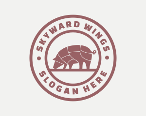 Pig Butcher Farm  logo design