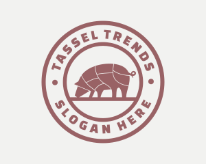 Pig Butcher Farm  logo design