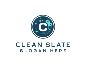 Sponge Housekeeping Clean logo design