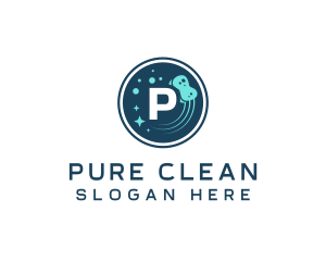 Sponge Housekeeping Clean logo design