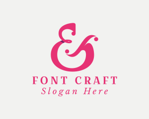 Elegant Stylish Ampersand logo