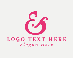 Font - Elegant Stylish Ampersand logo design