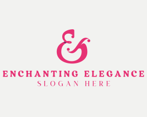 Elegant Stylish Ampersand logo design