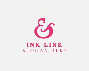 Elegant Stylish Ampersand logo design