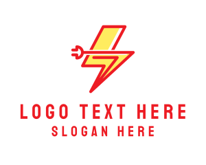 Lightning Electric Plug logo