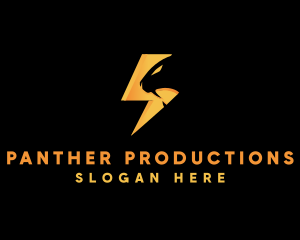  Lightning Bolt Panther logo design