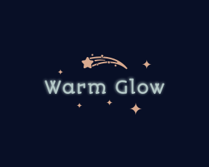 Shooting Star Glow Company logo design