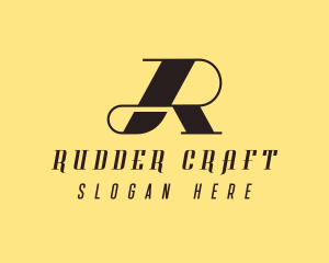 Artisanal Brand Letter R logo design