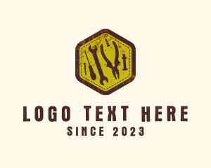 Vintage - Rustic Mechanic Tools logo design